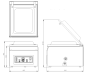 Preview: TA-90B/IVP TA-90B/S BOXER 42 XL (25) Vakuum-Maschine (21m3/Std) Schweißbalken 420mm